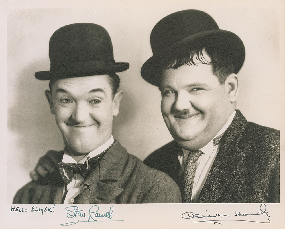 Lot #824 Laurel and Hardy