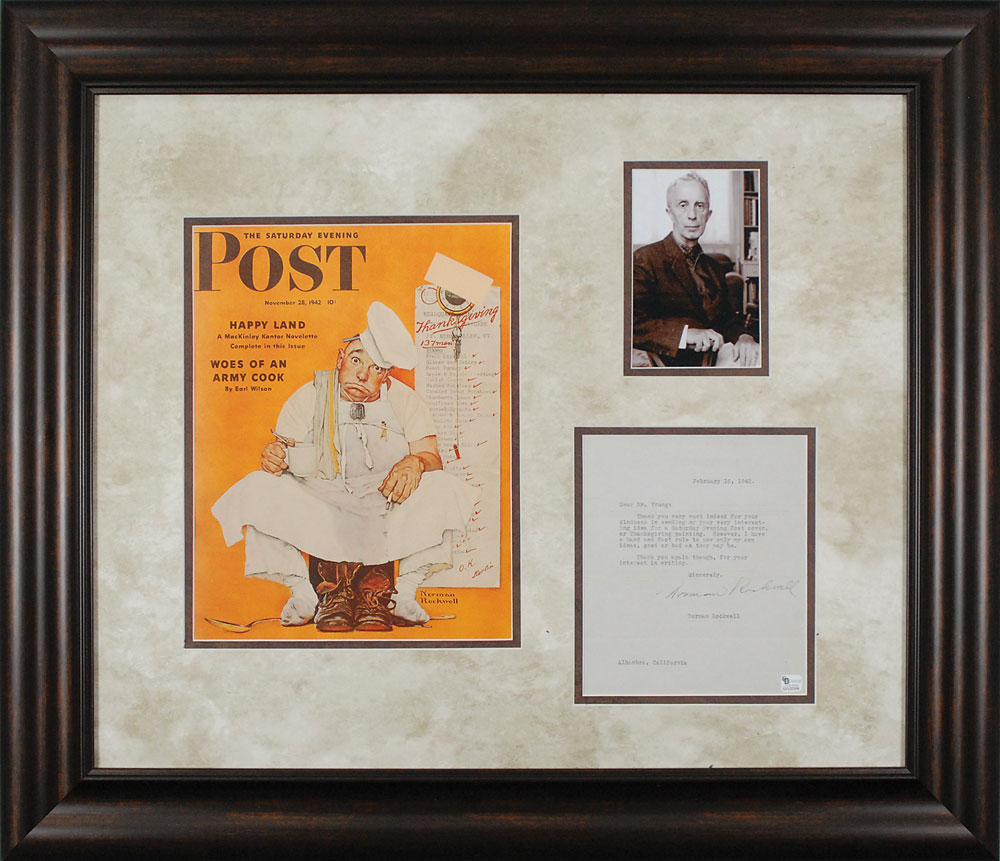 Lot #567 Norman Rockwell
