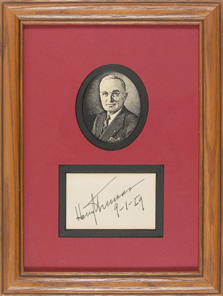 Lot #138 Harry S. Truman