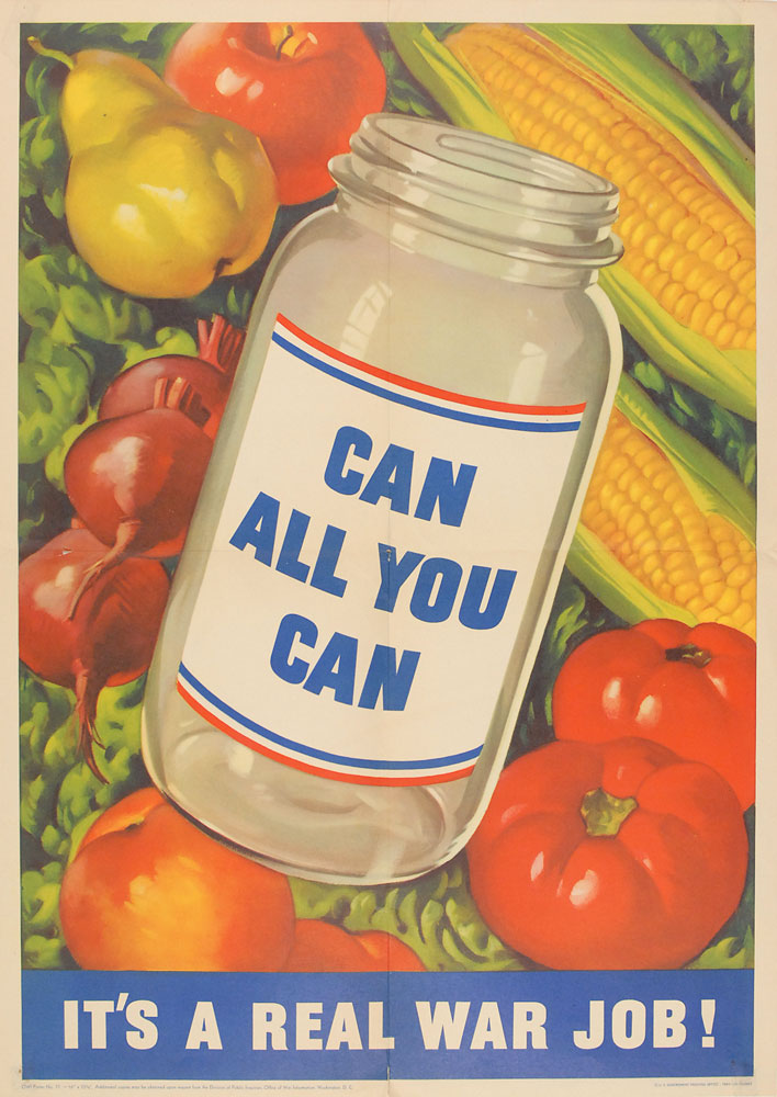 Lot #342  World War II: Can All You Can