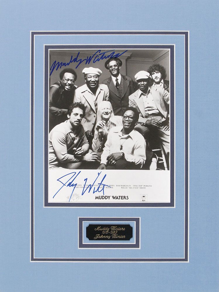 Lot #211 Muddy Waters and Johnny Winter