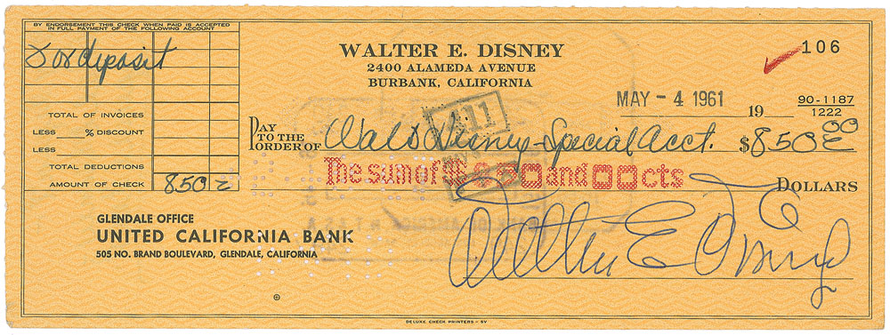 Lot #628 Walt Disney