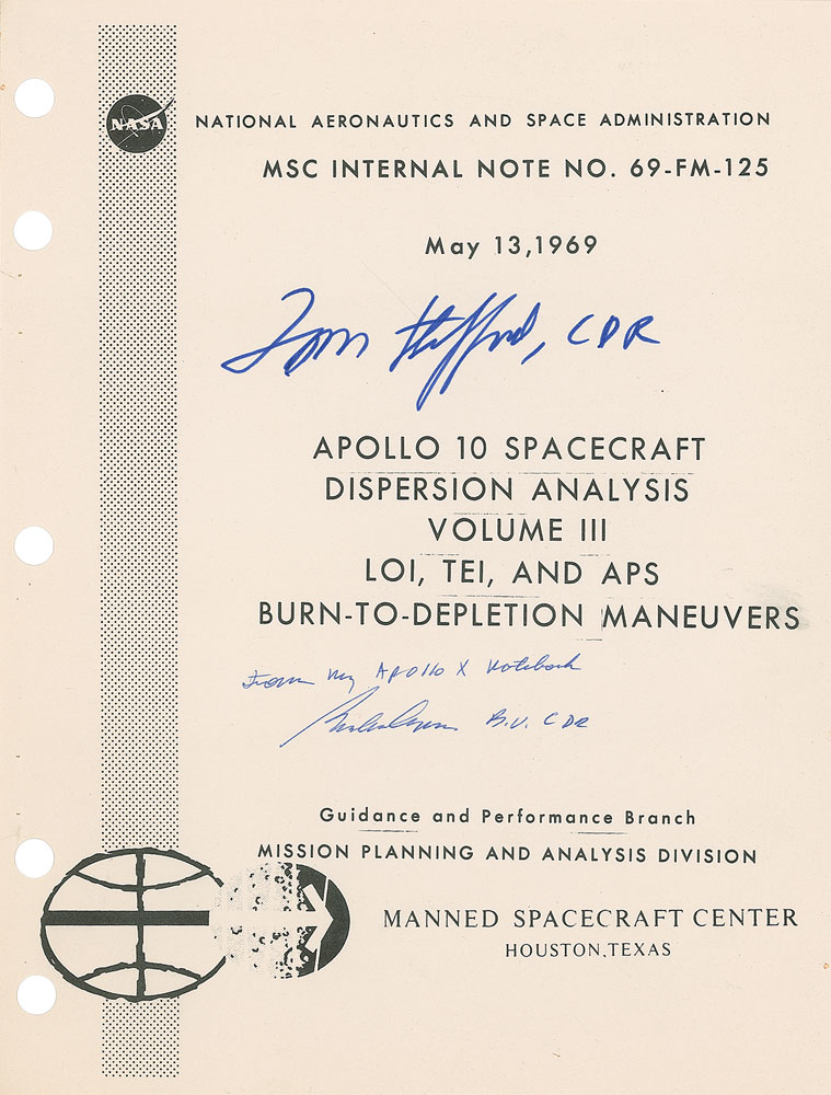Lot #323 Apollo 10: Cooper and Stafford