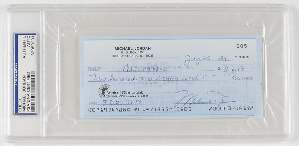 Lot #968 Michael Jordan