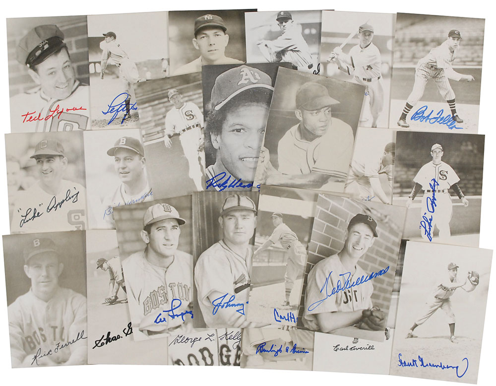 Lot #956 Baseball Hall of Famers