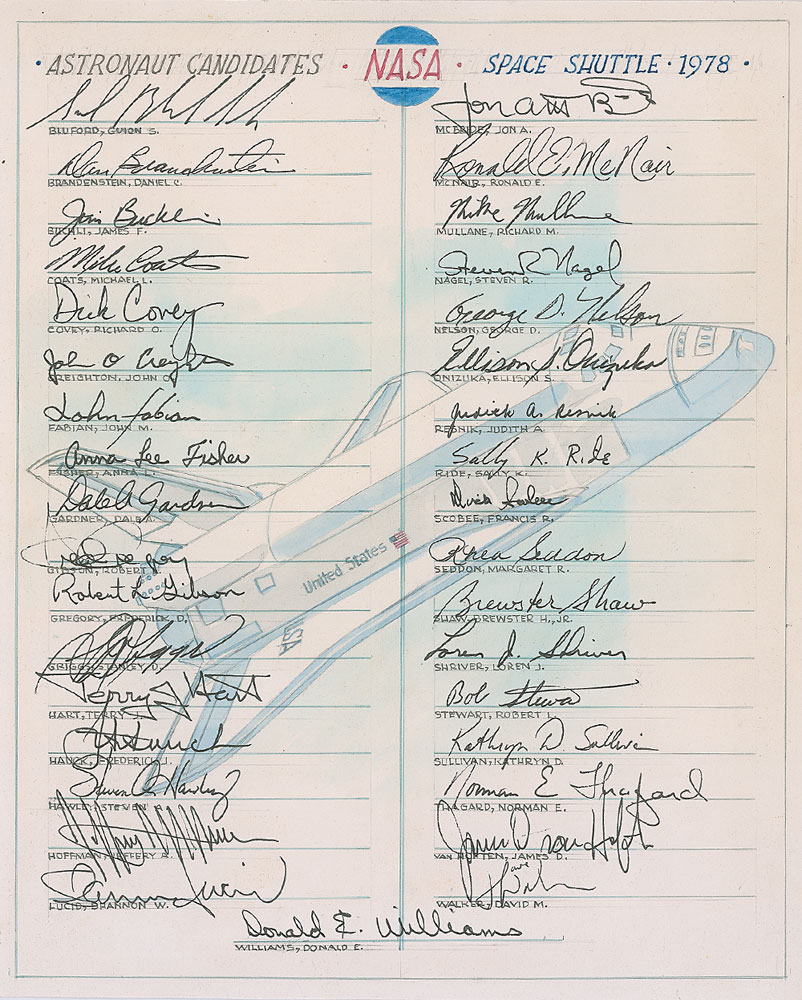 Lot #330 Group 8 Astronaut Signatures