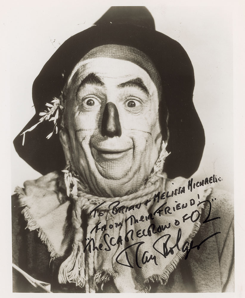 Lot #834 Wizard of Oz: Ray Bolger