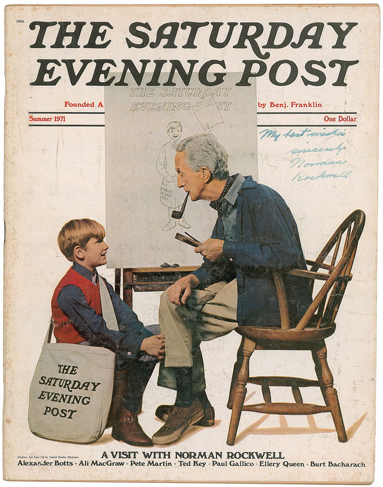 Lot #499 Norman Rockwell