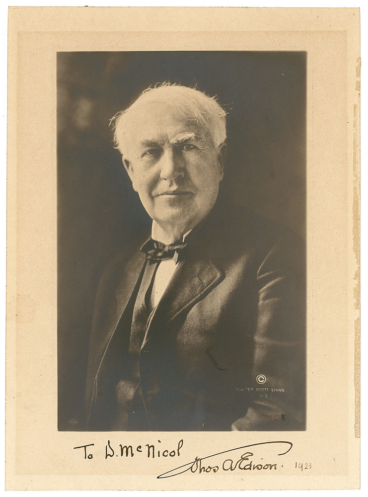 Lot #177 Thomas Edison