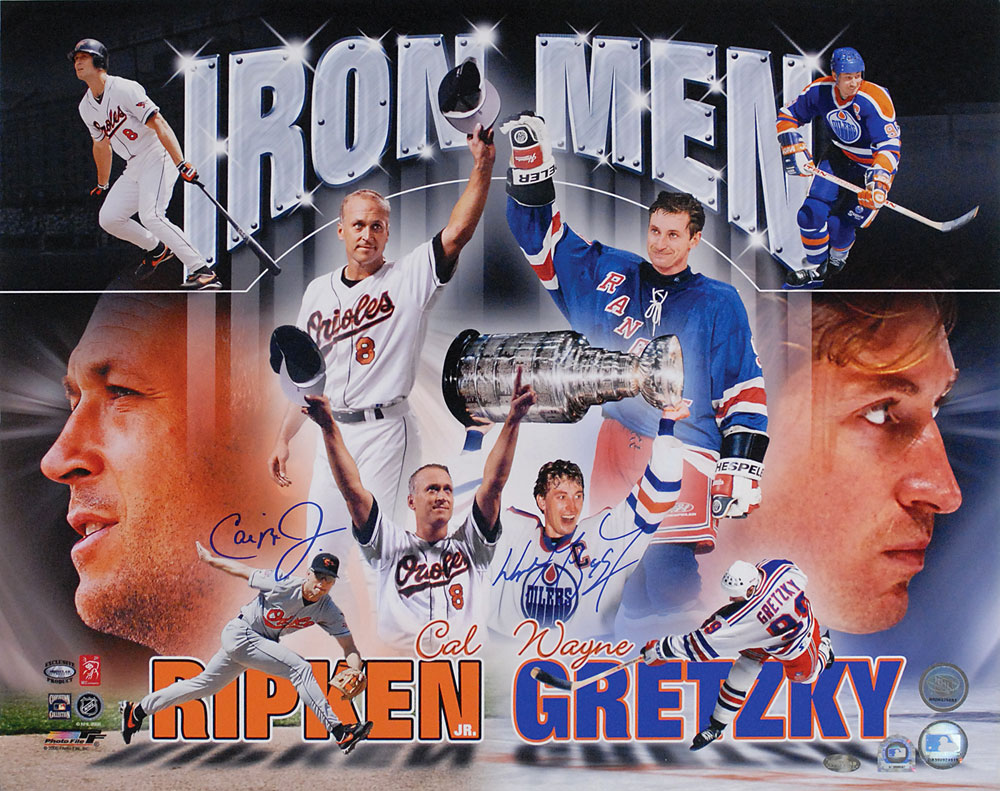 Lot #899 Cal Ripken, Jr. and Wayne Gretzky