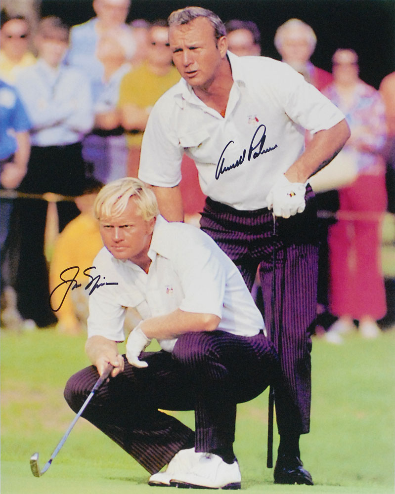 Lot #896 Arnold Palmer and Jack Nicklaus