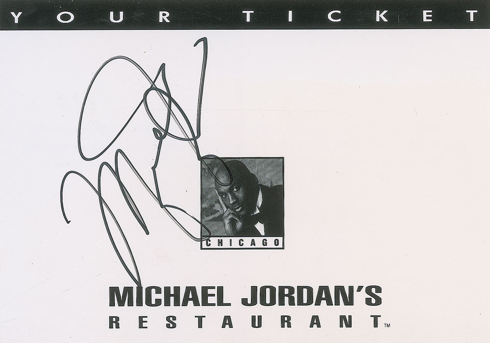 Lot #884 Michael Jordan