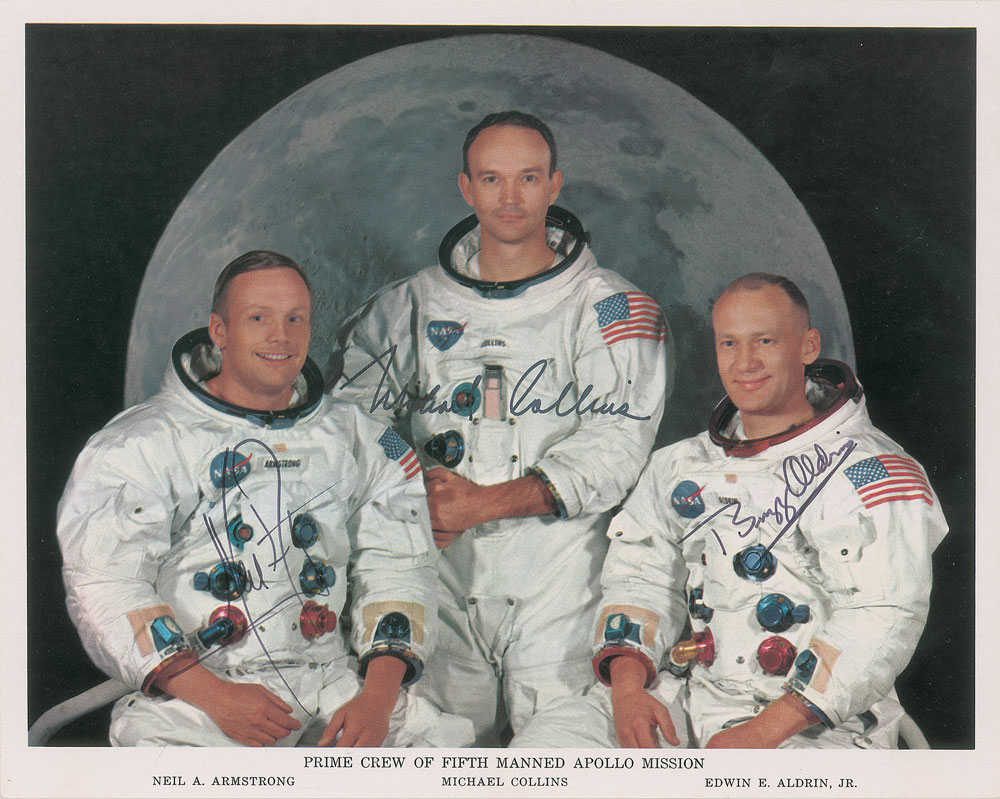 Lot #381 Apollo 11: Armstrong and Aldrin