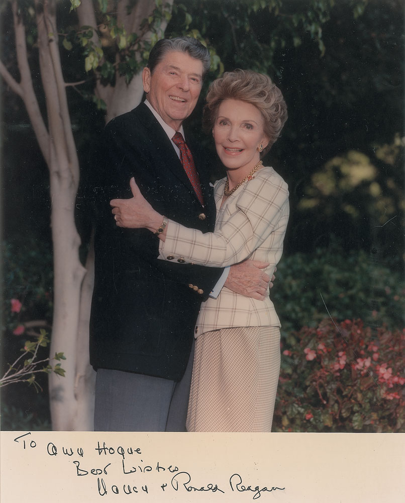 Lot #124 Ronald and Nancy Reagan