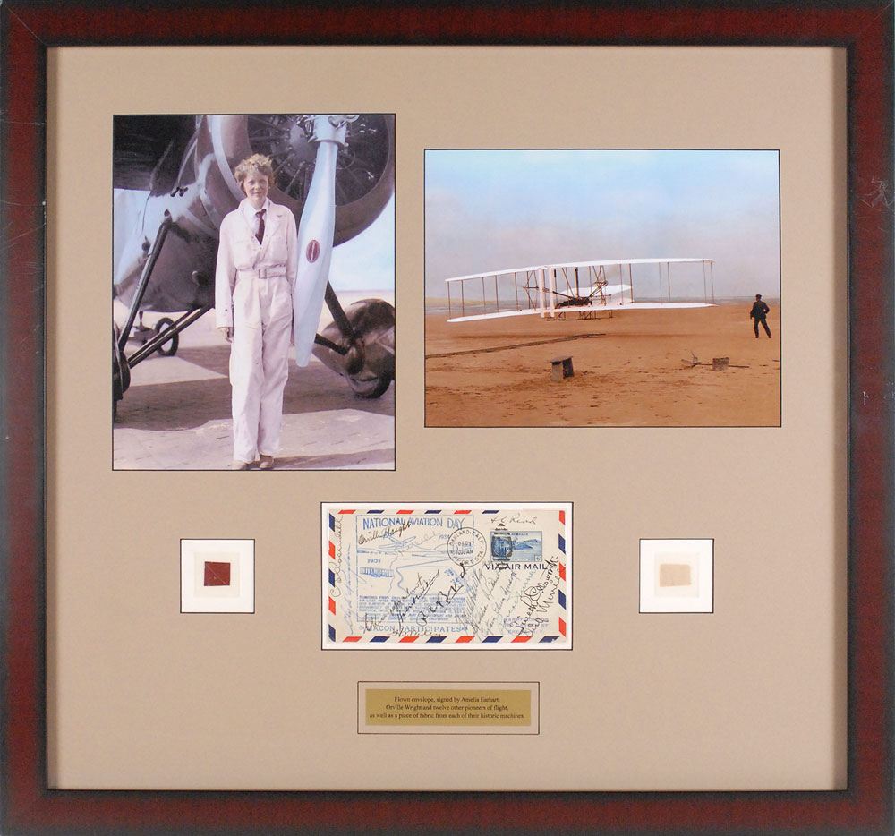 Lot #369 Orville Wright and Amelia Earhart