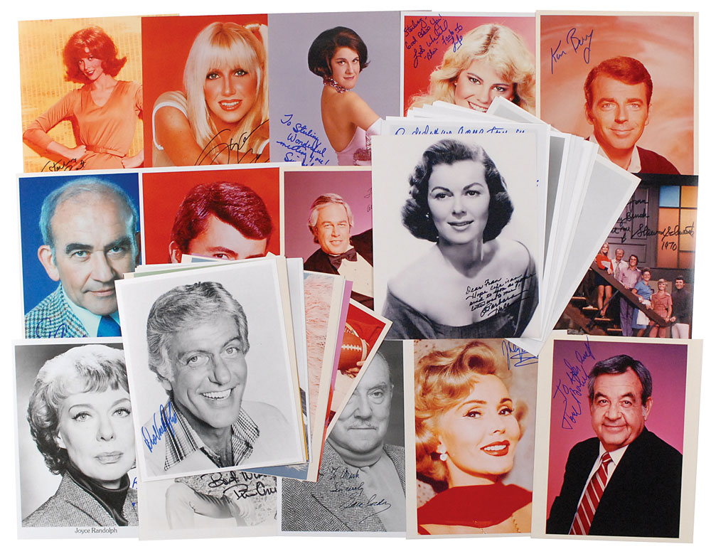 Lot #830 Television Actors and Actresses