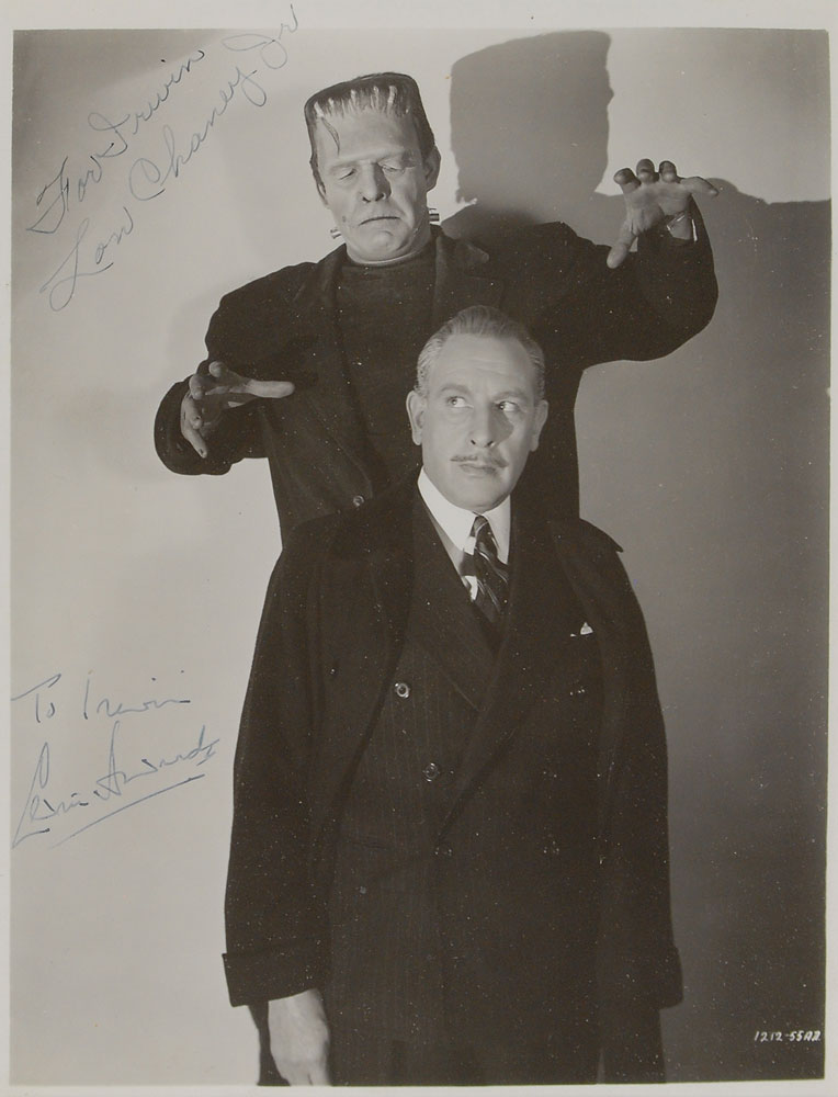 Lot #844 Lon Chaney, Jr. and Cedric Hardwicke