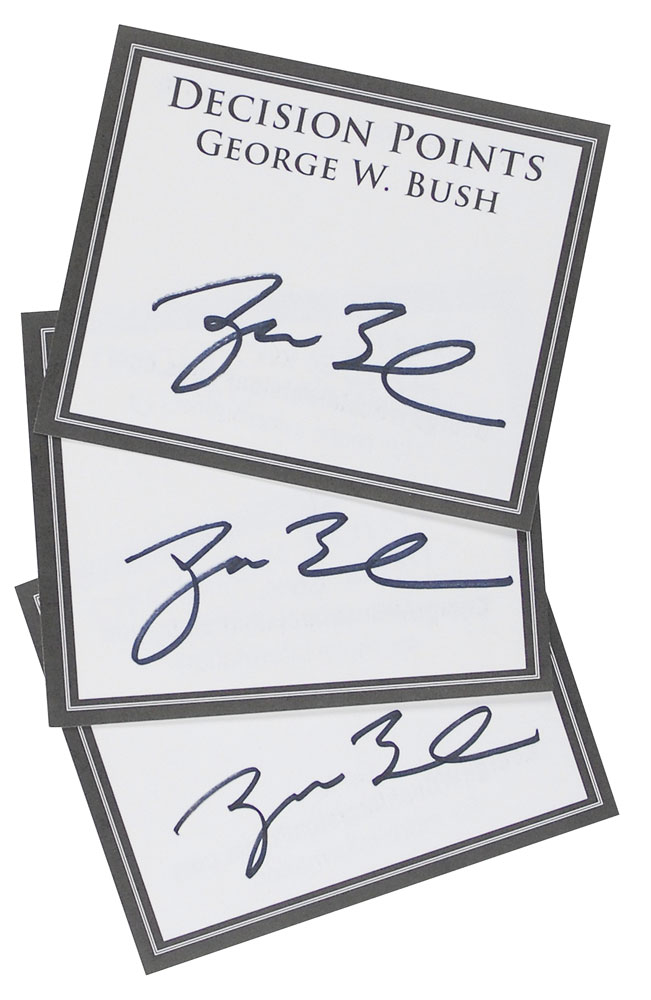 Lot #118 George W. Bush