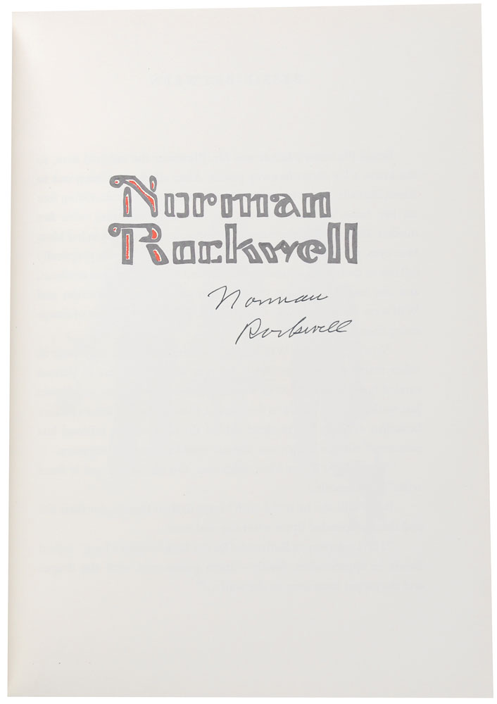 Lot #450 Norman Rockwell