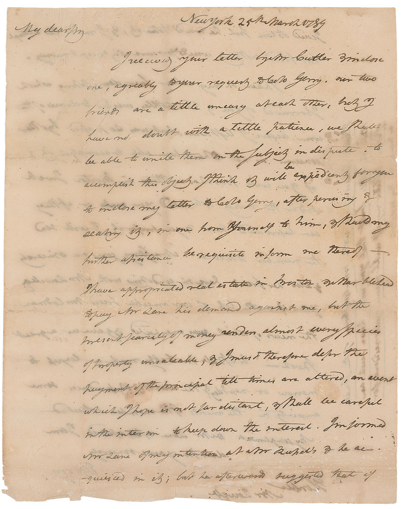 Lot #150 Declaration of Independence: Elbridge