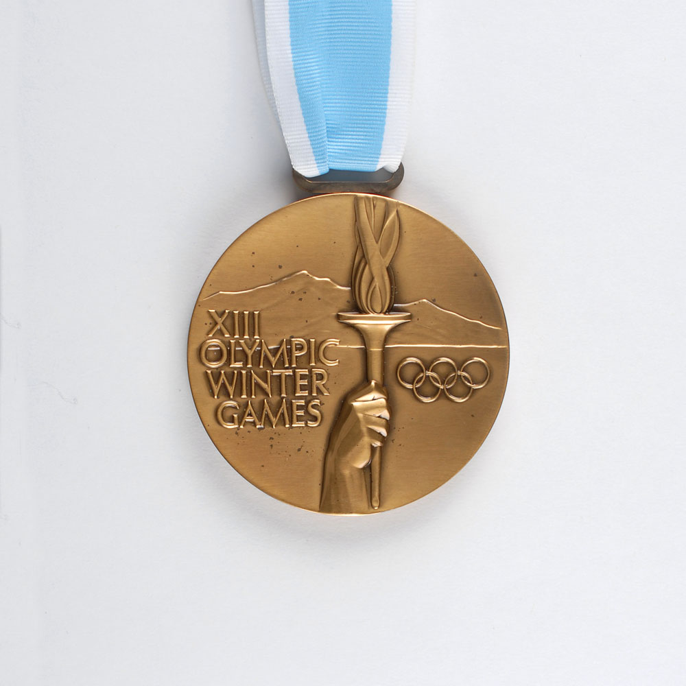 Lot #3070 Lake Placid 1980 Winter Olympics Bronze Winner’s Medal Awarded to Bo Berglund