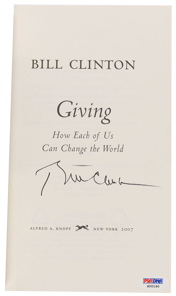 Lot #114 Bill Clinton