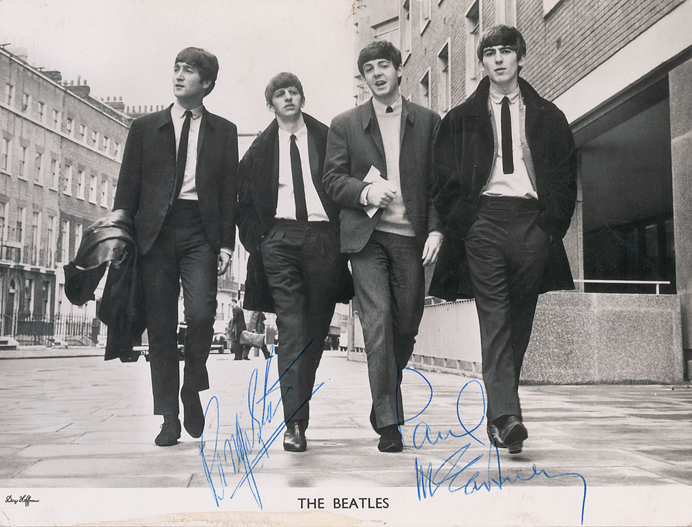 Lot #760 Beatles: McCartney and Starr