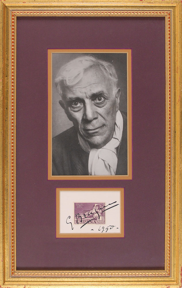 Lot #2123 Georges Braque Signature