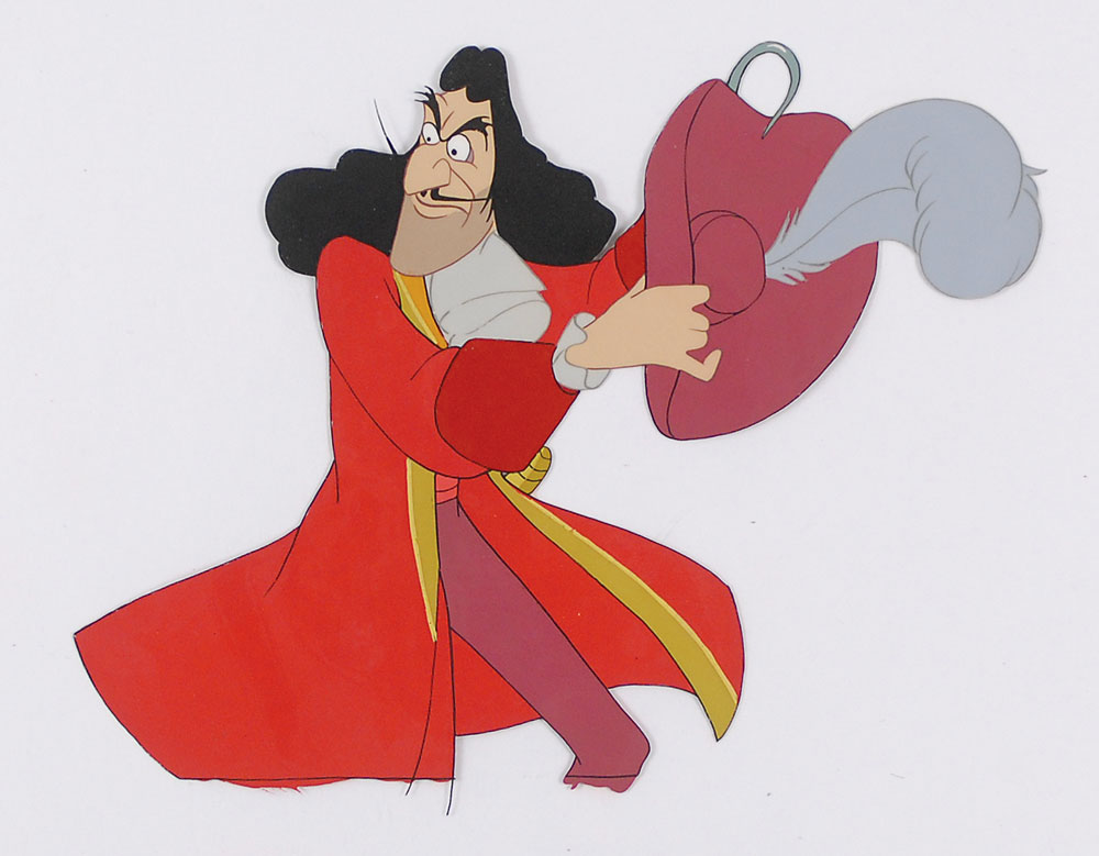 Lot #518 Captain Hook production cel from Peter