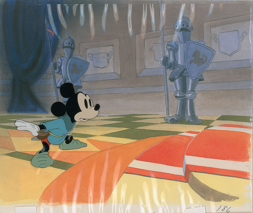 Lot #474 Mickey Mouse production cel and