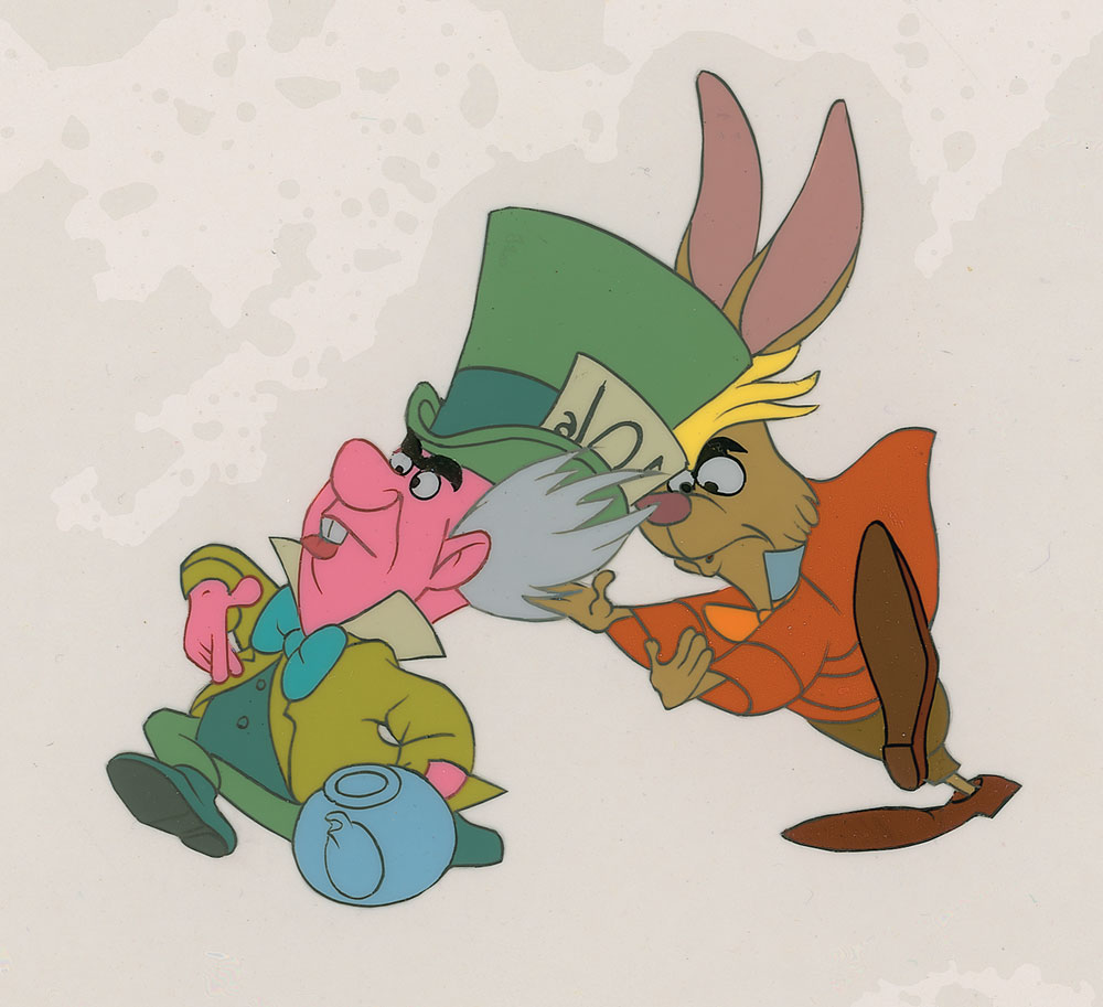 Lot #514 Mad Hatter and March Hare production cel