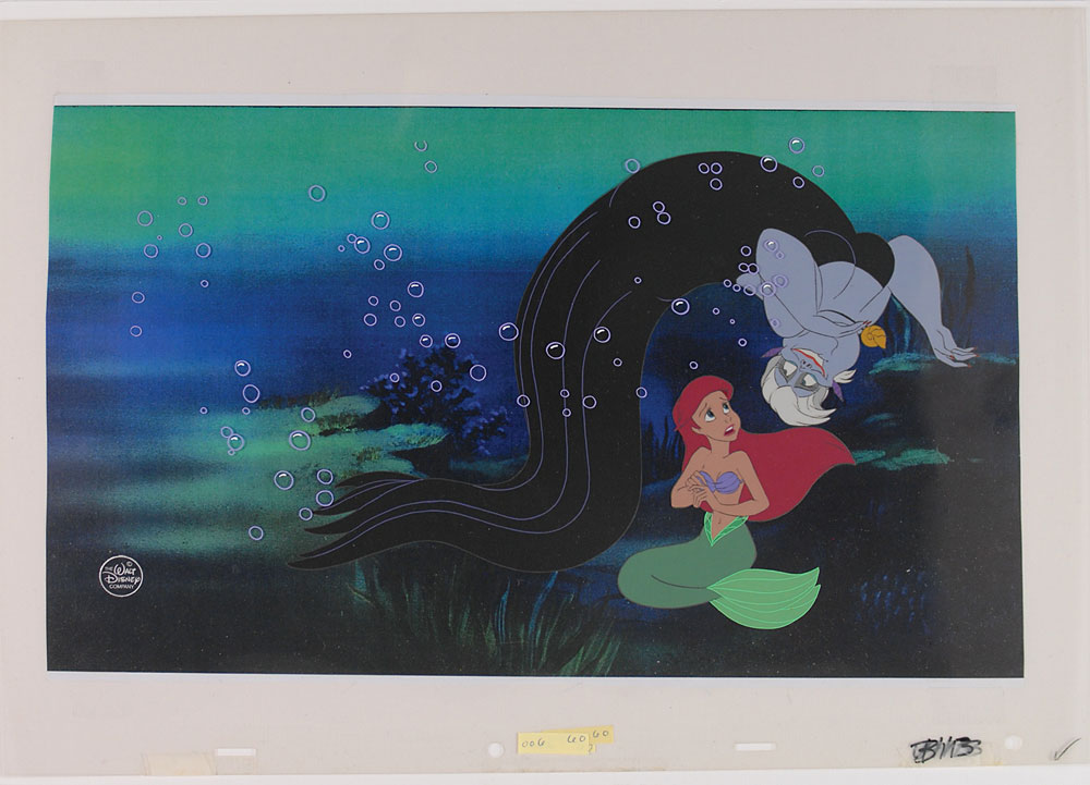 Ariel And Ursula Production Cels From The Little Mermaid Rr Auction 9689