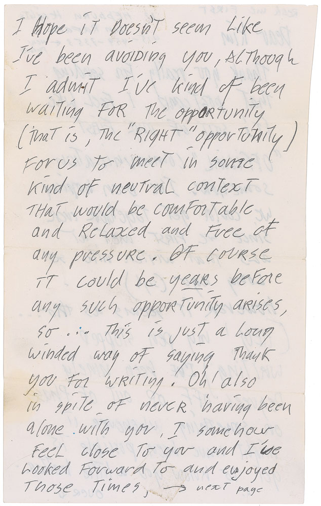 Lot #2172 Jerry Garcia Autograph Letter Signed - Image 2