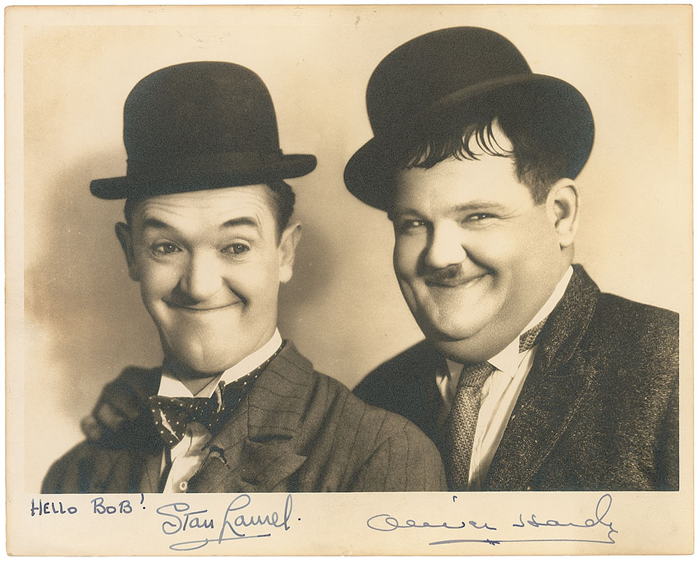 Lot #874 Laurel and Hardy