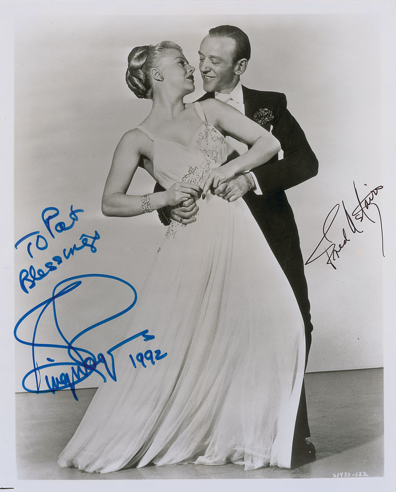 Lot #762 Fred Astaire and Ginger Rogers
