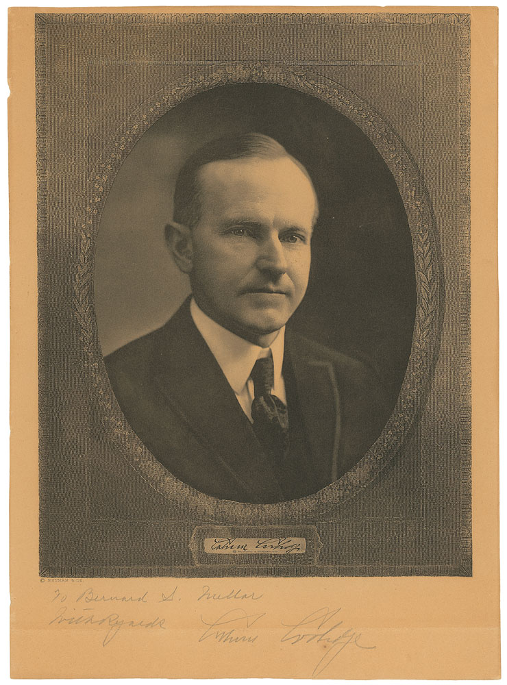 Lot #66 Calvin Coolidge