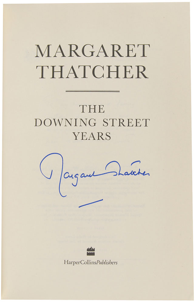 Lot #285 Margaret Thatcher