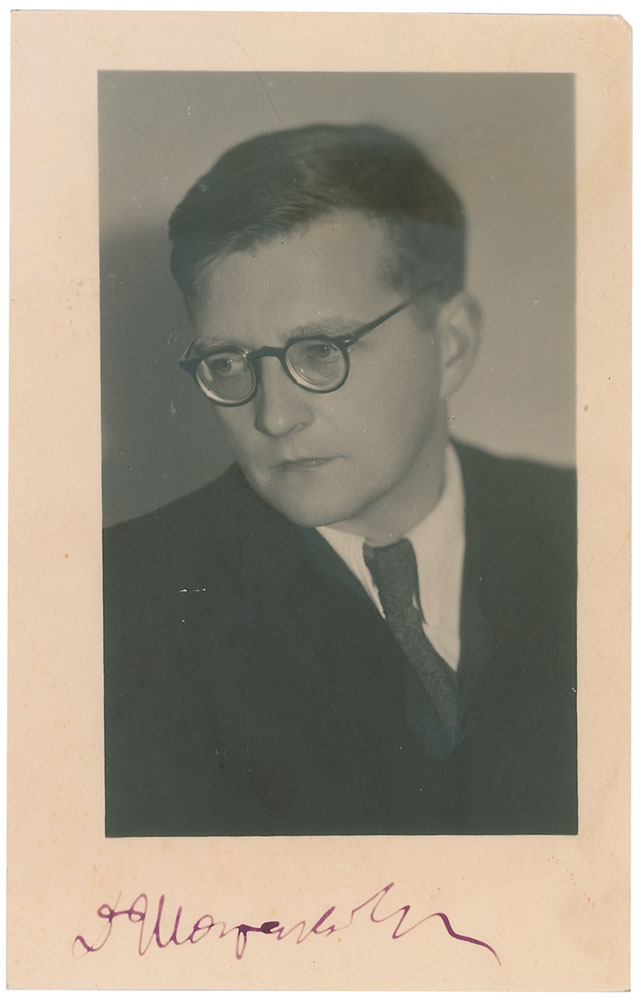 Lot #591 Dmitri Shostakovich