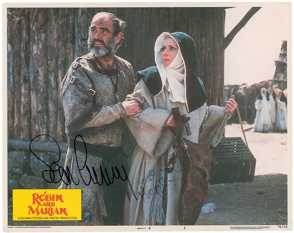 Lot #721 Audrey Hepburn and Sean Connery