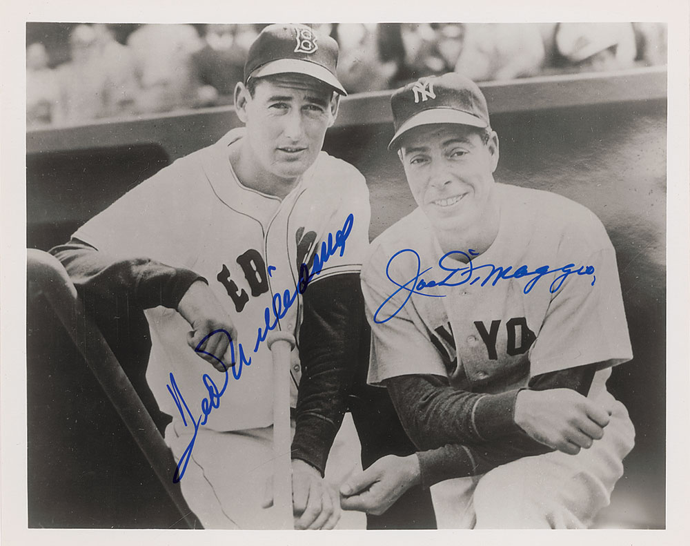 Lot #875 Ted Williams and Joe DiMaggio