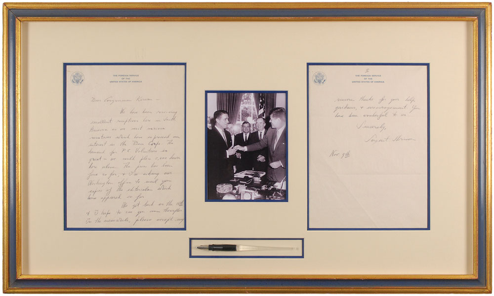 Lot #2029 John F. Kennedy US Peace Corp Bill-signing Pen