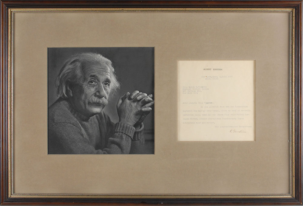 Lot #179 Albert Einstein