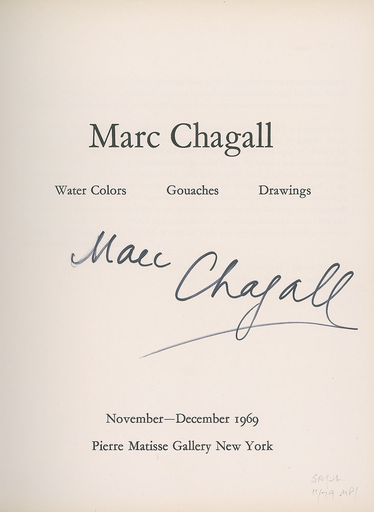 Lot #500 Marc Chagall