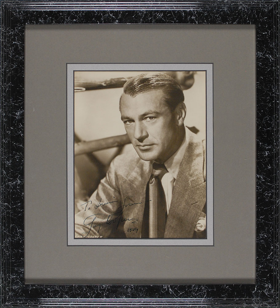 Lot #3069 Gary Cooper Signed Photograph - Image 2