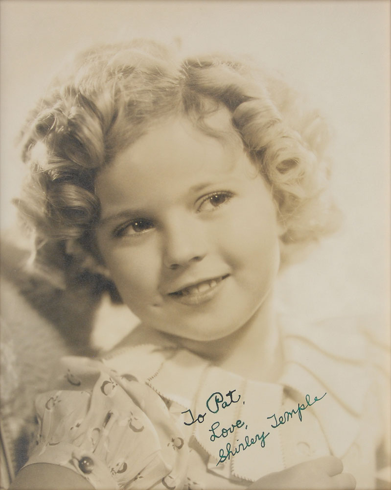 Lot #3083 Shirley Temple Signed Photograph