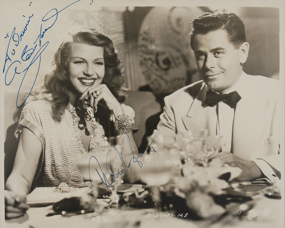 Lot #3074 Gilda: Hayworth and Ford Signed Photograph