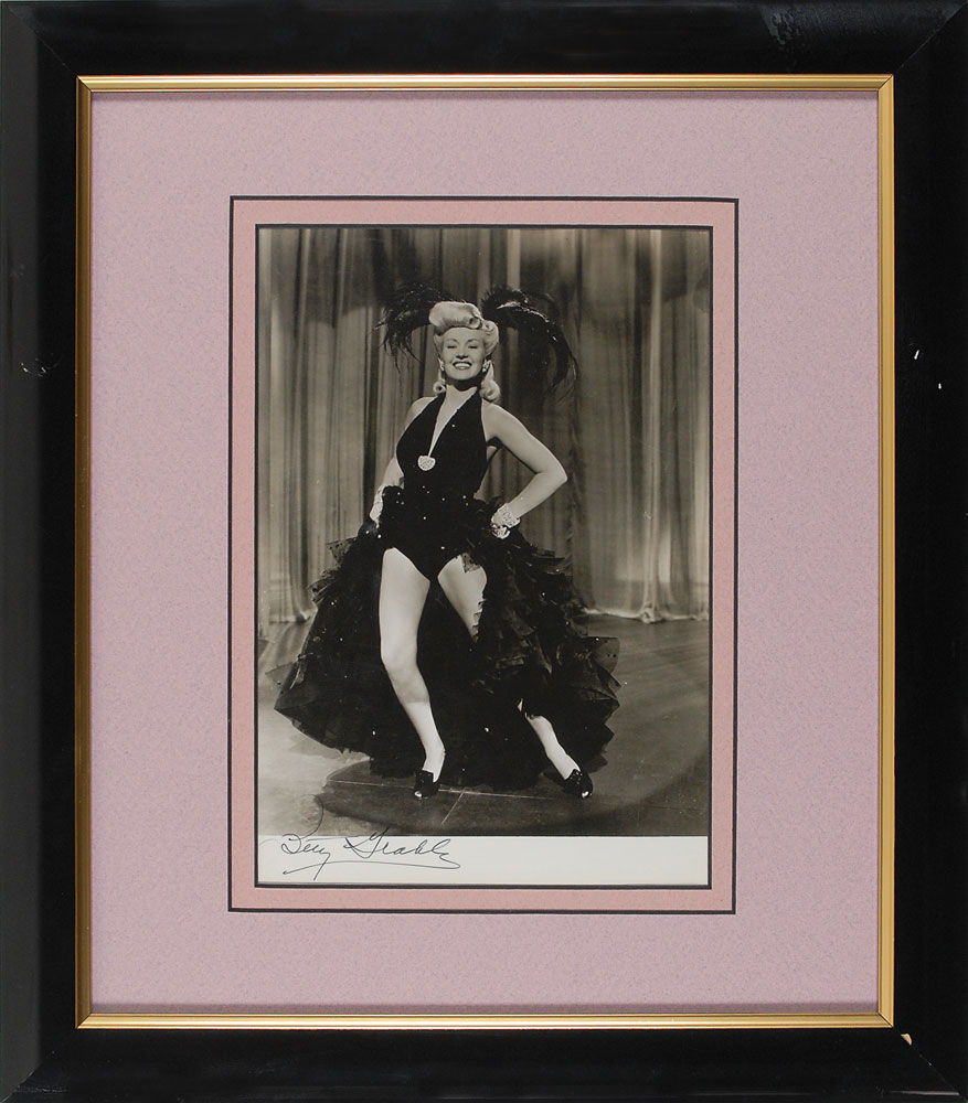 Lot #3102 Betty Grable Signed Photograph - Image 2