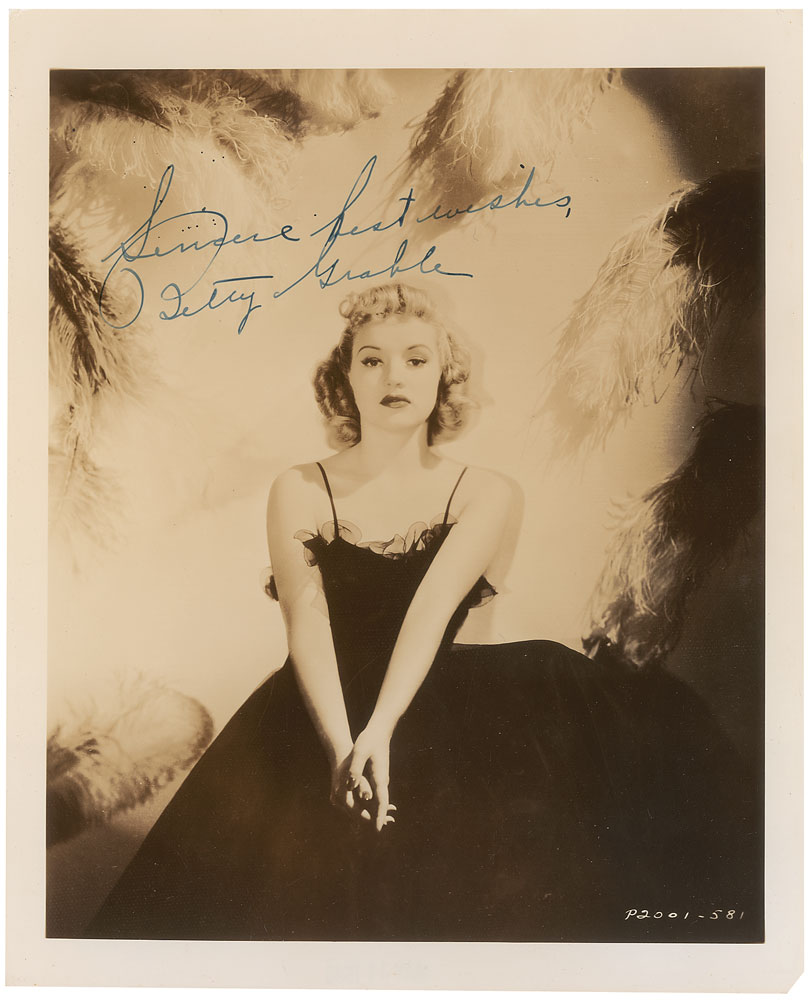 Lot #908 Betty Grable