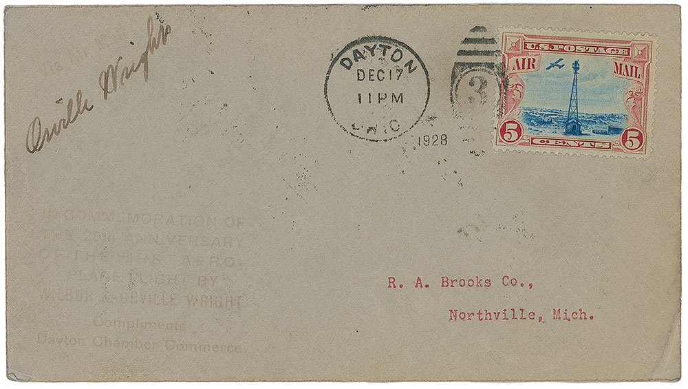 Lot #408 Orville Wright