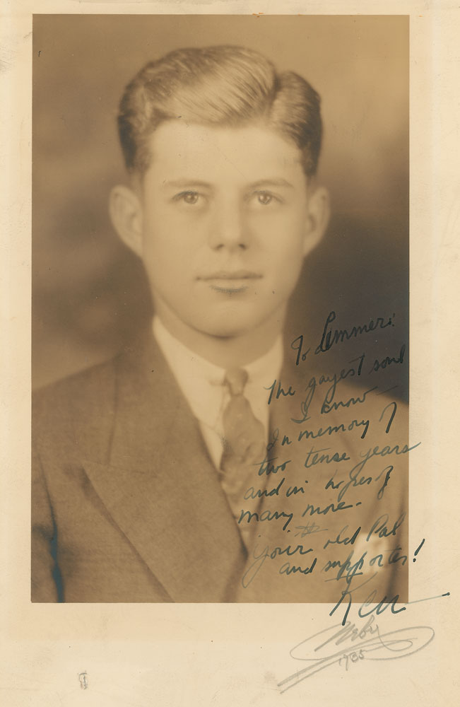 Lot #2028 John F. Kennedy Signed Photograph